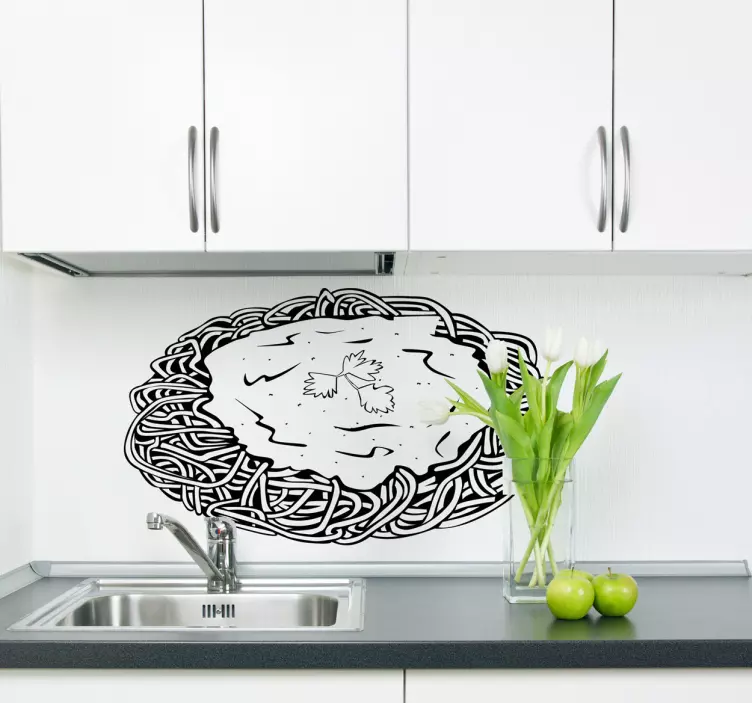 Spaghetti dekal - Tenstickers
