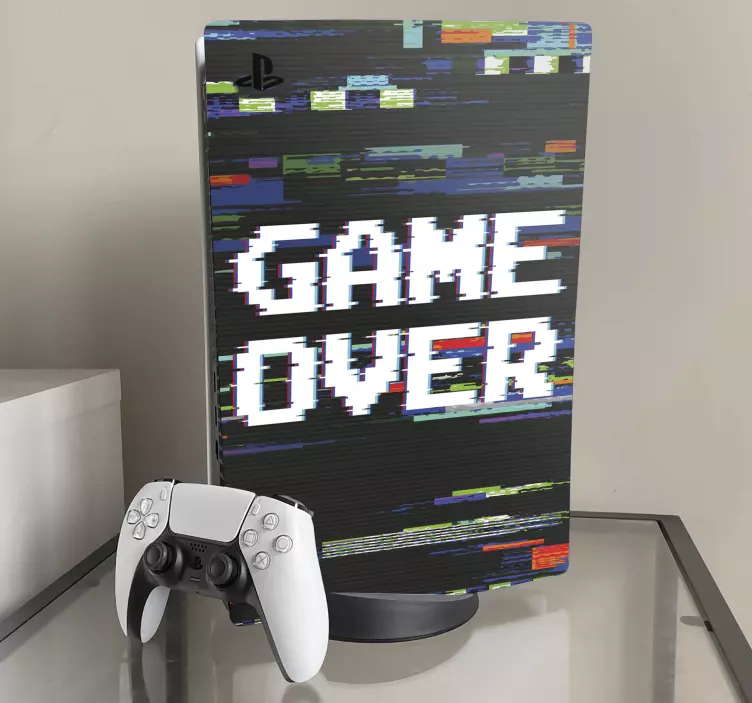 Spel över klistermärke för playstation 5 - Tenstickers
