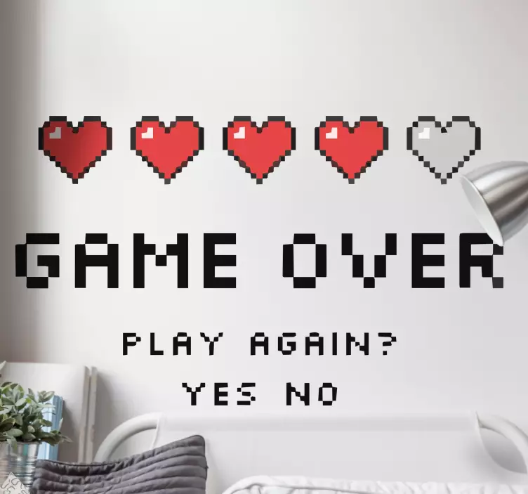 Spel pixel konst spel stil playstation dekal - Tenstickers