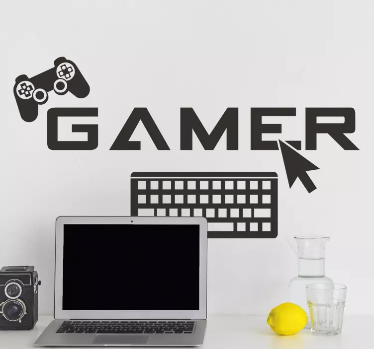 Gamer videospel vinyl klistermärke - Tenstickers