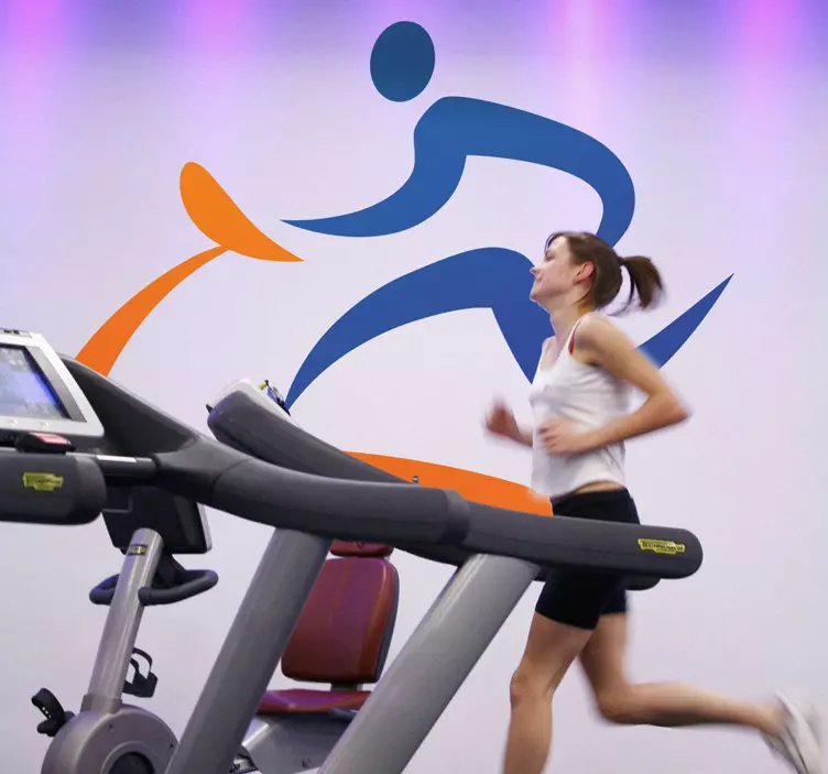 Sportikon vägg klistermärke - Tenstickers