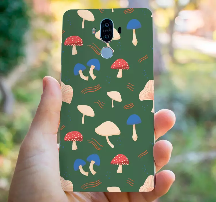 Svampmotiv Huawei klistermärke - Tenstickers