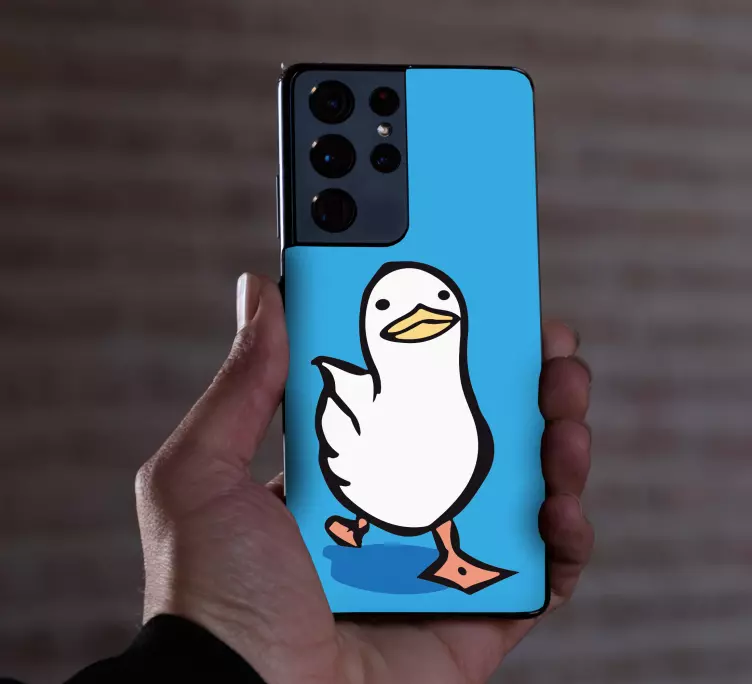 Swaggy promenader anka iphone dekal - Tenstickers