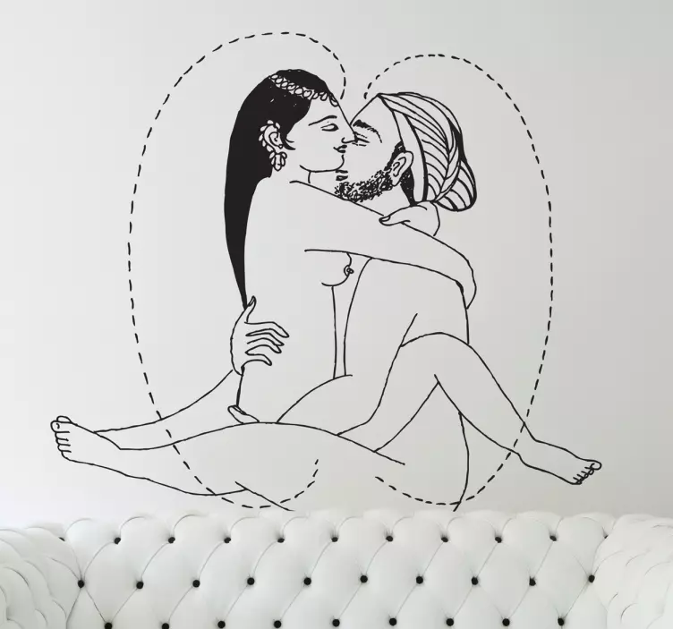 Tantrisk sex klistermärke - Tenstickers