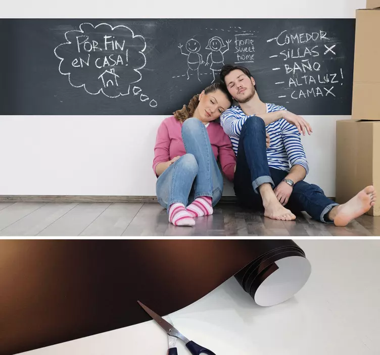 Tavla vinyl klistermärke - Tenstickers