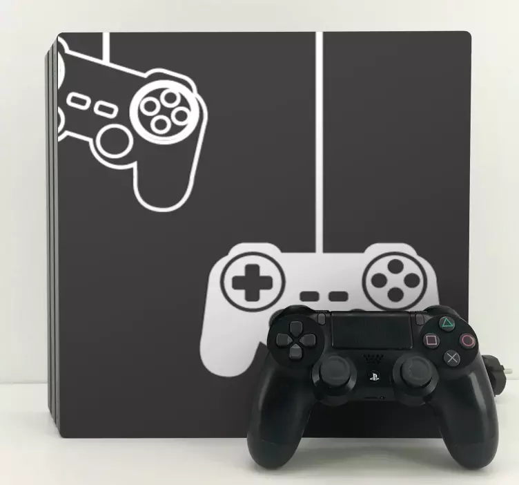 Motiv för spelkontroller PS4 klistermärke - Tenstickers