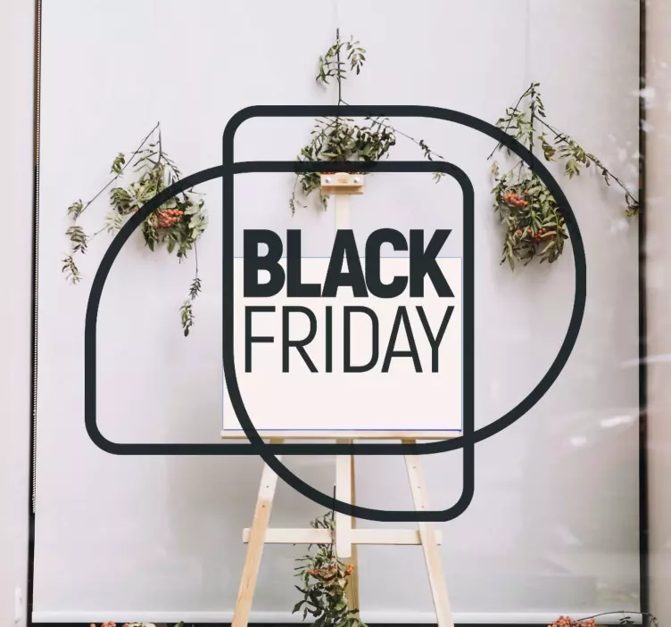 Text för försäljningsmeddelande skyltfönster klistermärken - Tenstickers