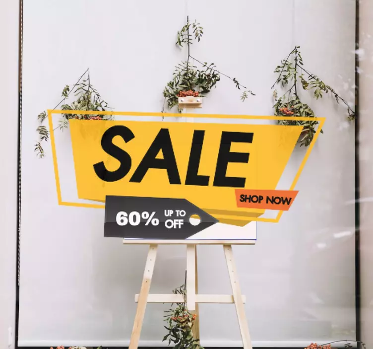 Tillkännagivande om kampanjerbjudande rea-klistermärke - Tenstickers