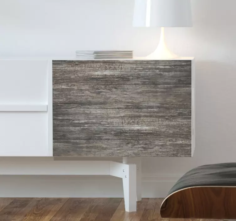 Trä textur möbler klistermärke - Tenstickers