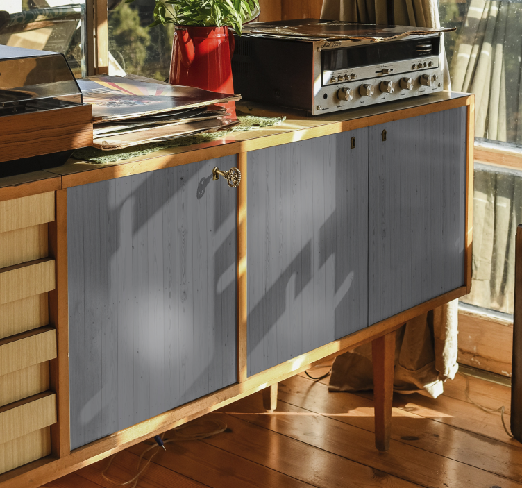 Trägrå pantone möbel dekal - Tenstickers