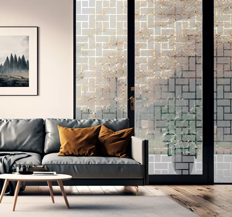 Translúcido ladrillos Väggklistermärken fönster och glas - Tenstickers