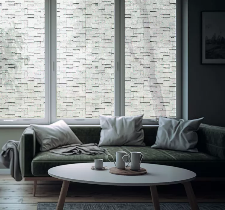 Translúcido textura Väggklistermärken fönster och glas - Tenstickers