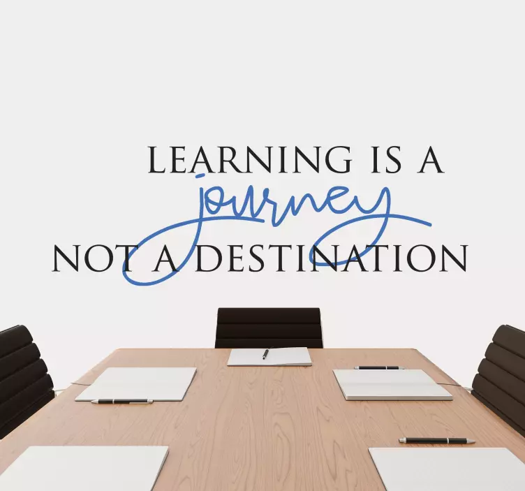 Trevligt citat om resa inspirerande klistermärke - Tenstickers