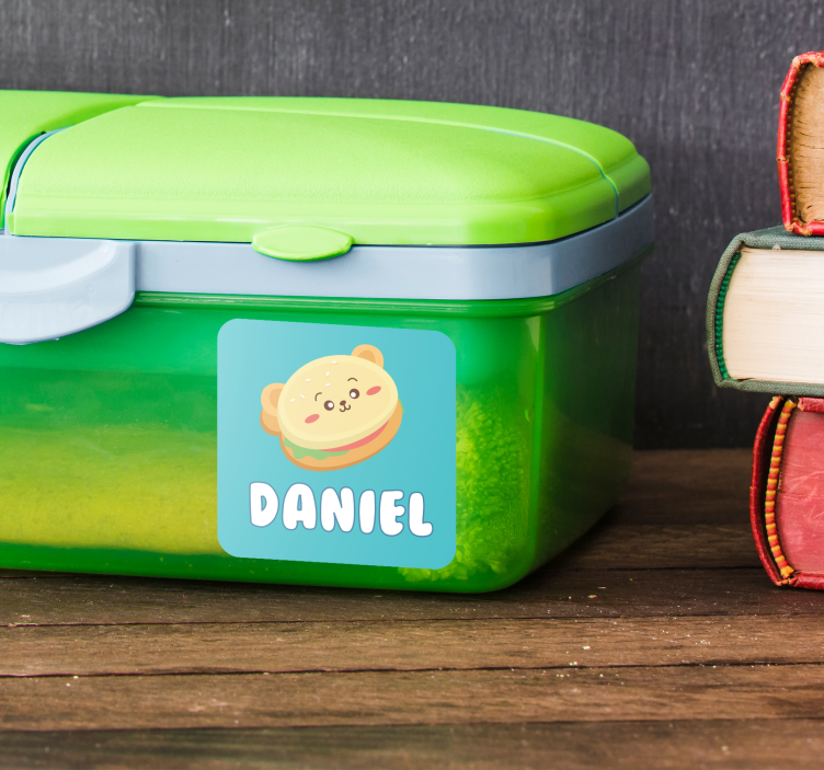 Tupper namnskylt personliga klistermärken namn - Tenstickers