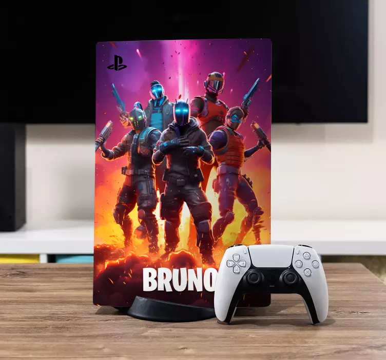 Tv-spelsstrid Väggklistermärken PS5 - Tenstickers