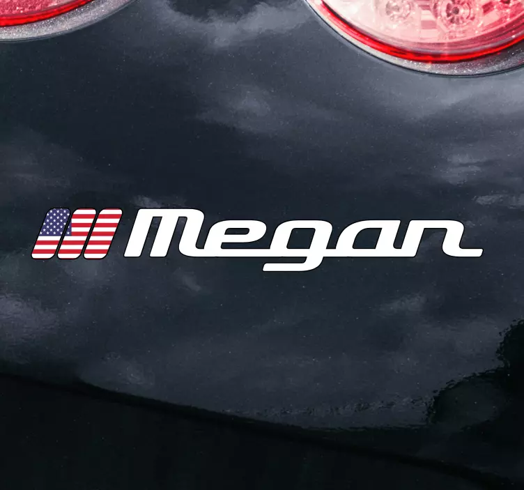 Förenta staternas flagga och bilnamn - Tenstickers