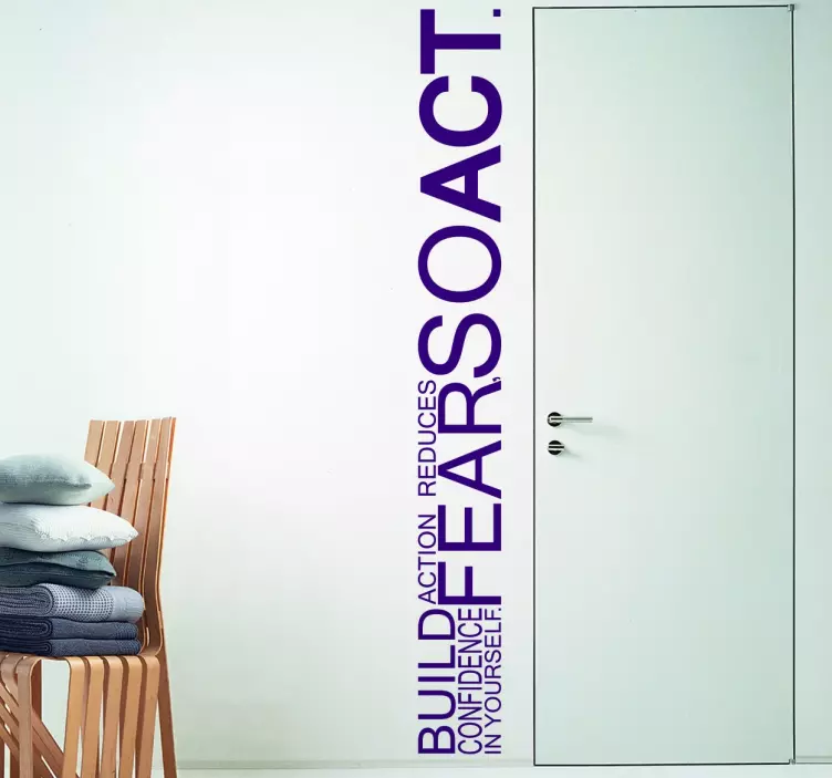 Väggklistermärken djur bygg självförtroende - Tenstickers