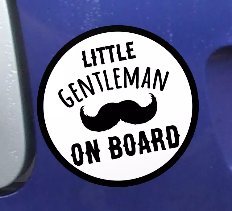 Väggklistermärken djur gentleman symbol visning - Tenstickers