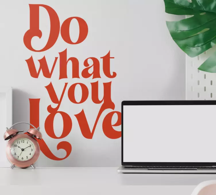 Väggklistermärken djur gör det du älskar - Tenstickers