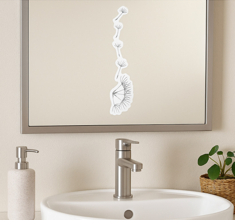 Väggklistermärken djur maskrosfrösvävnad - Tenstickers