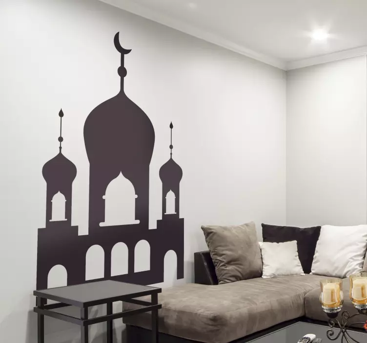 Väggklistermärken djur ornate moské silhuett - Tenstickers