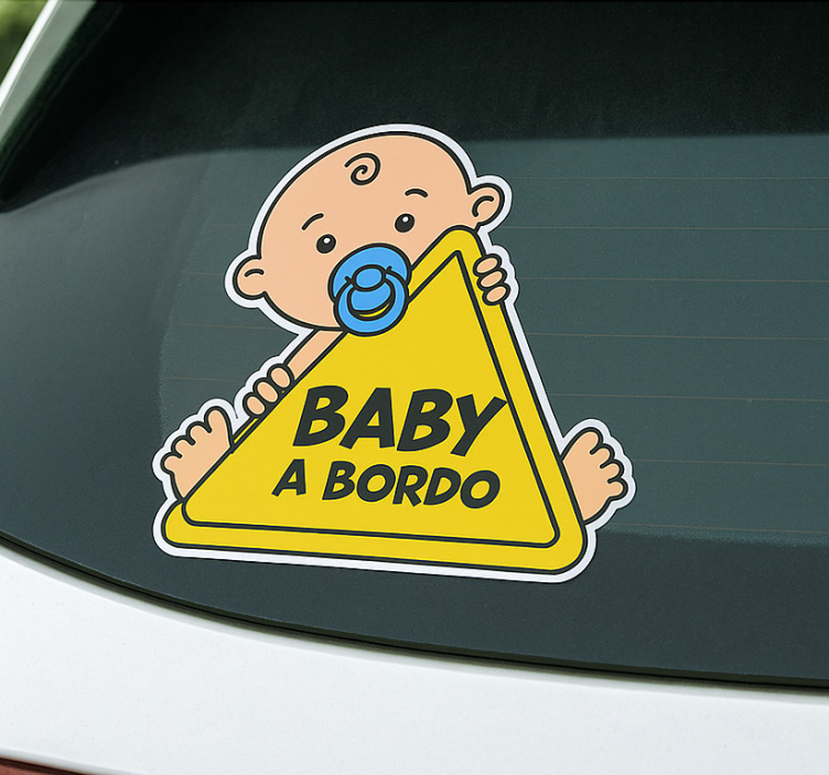 Väggklistermärken djur söt liten pojke ombord - Tenstickers