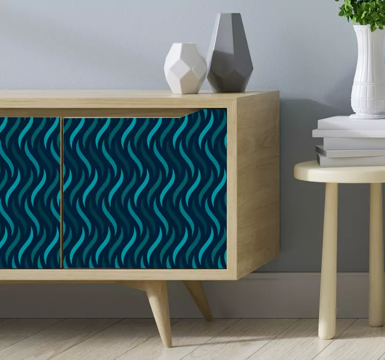 Vågiga mönster tapeter - Tenstickers