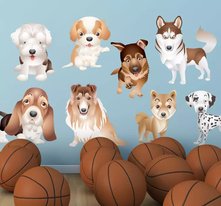 Valpklubb klistermärkesamling - Tenstickers