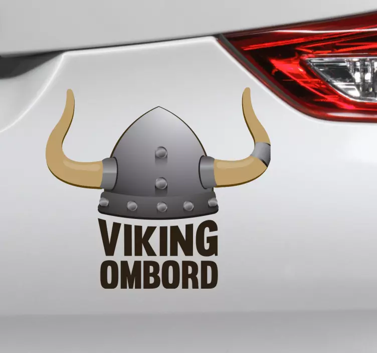 Viking baby ombord klistermärke - Tenstickers