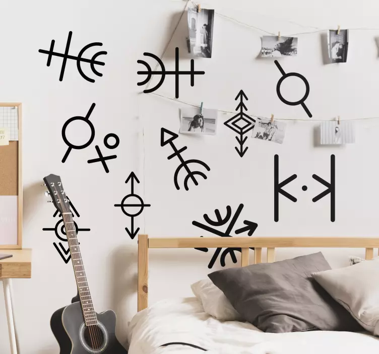 Viking symboler som vinyl tecken - Tenstickers