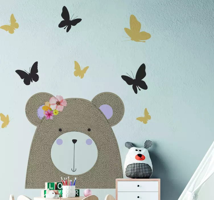 Vilda afrika för barn bära djur klistermärke - Tenstickers