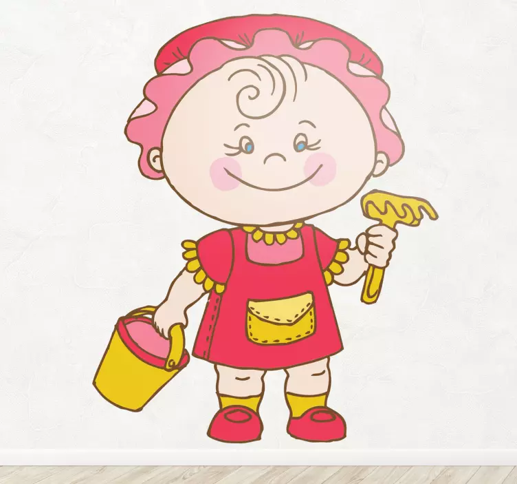 Vinyl beach baby - Tenstickers