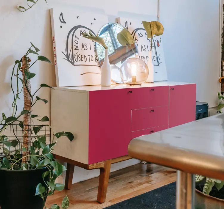 Viva magenta möbeldekal 3600 - Tenstickers