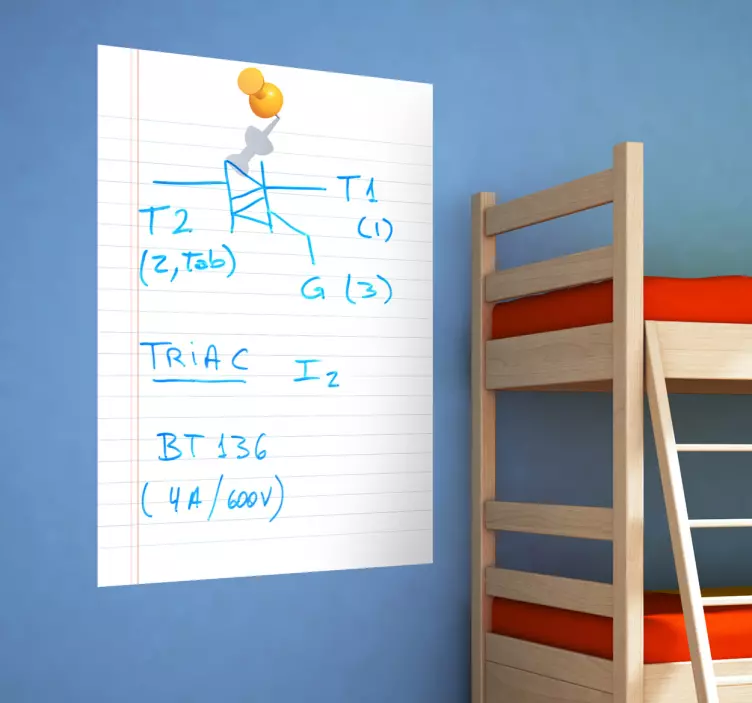 Whiteboard barn klistermärke - Tenstickers