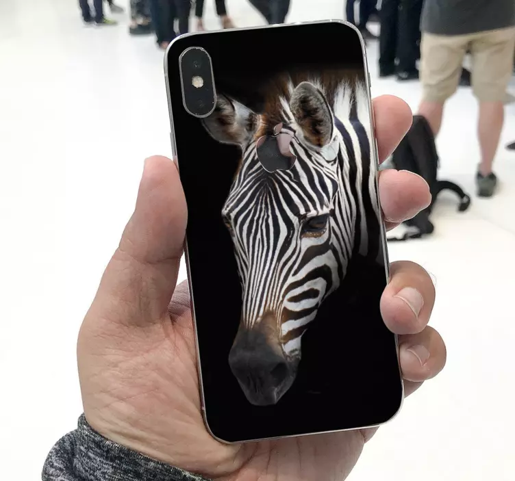 Zebra huvudstängning Väggklistermärken djur - Tenstickers