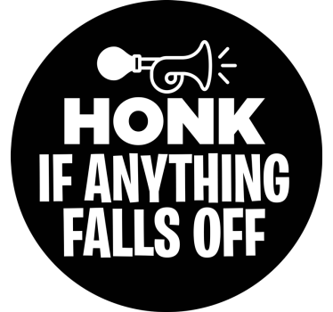 Tuta om något ramlar av bildekaler - Tenstickers