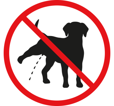 Hund kissar Väggklistermärken djur - Tenstickers