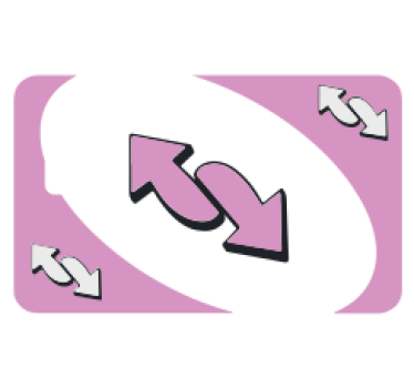 Uno kort rosa kreditkort klistermärke - Tenstickers