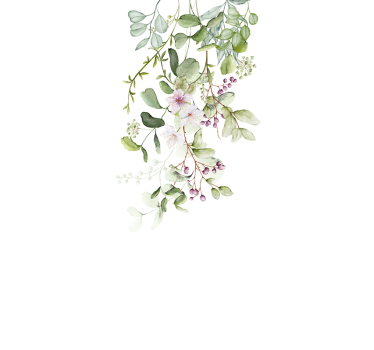 Blommor och blad klistermärken til möbler - Tenstickers