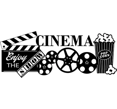Moviegoers biodekal - Tenstickers
