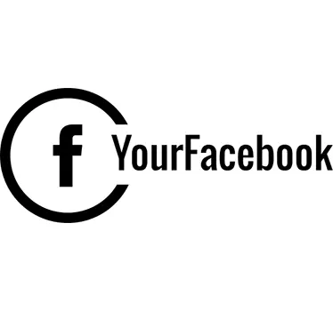 Facebook fönster klistermärke för företag - Tenstickers
