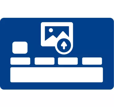 Anpassningsbar kreditkortklistermärke - Tenstickers