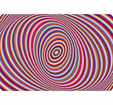 Kalejdoskop spiral laptop hud - Tenstickers