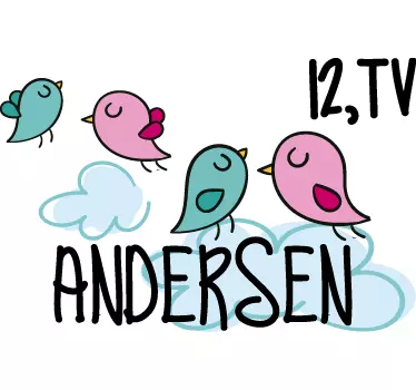 Anpassningsbara brevlåda fåglar fågel dekal - Tenstickers