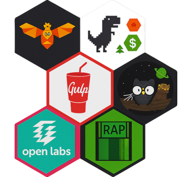 Anpassad hexagonklistermärkebomb Laptop klistermärke - Tenstickers