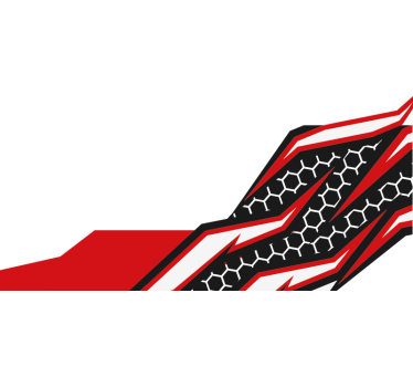 Personlig racingdesign motorcykelklistermärke - Tenstickers