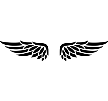 Vingar motorcykeldesign motorcykelklistermärke - Tenstickers