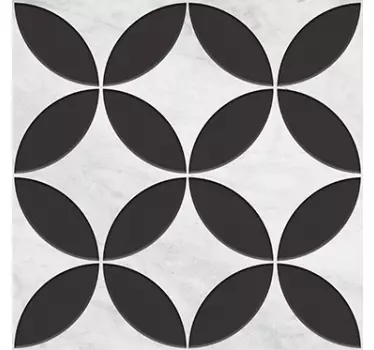 Blomma mönster hydrauliska plattor överföring - Tenstickers