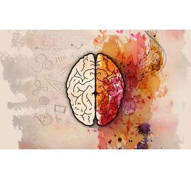 Bärbar datorhäftande hjärna konstnärlig - Tenstickers