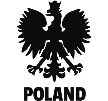 Poland vapensköld bil dekal - Tenstickers